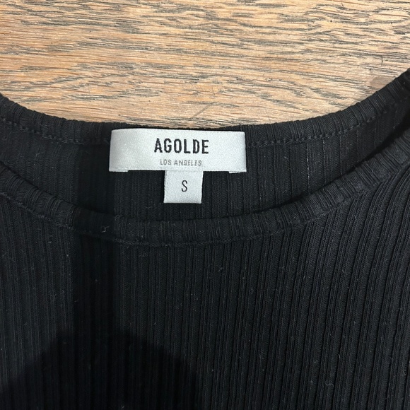 Agolde Keyhole Sweat Black Small - Picture 3 of 6